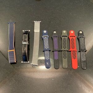 Lot of 8 Apple Watch bands 44mm